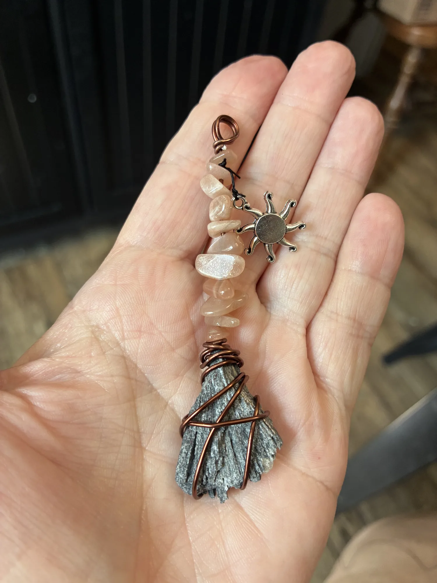 Sunstone Kyanite Broom