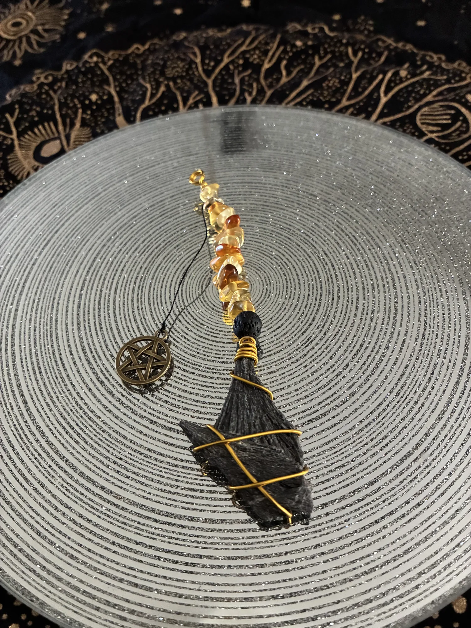 Citrine Kyanite Broom